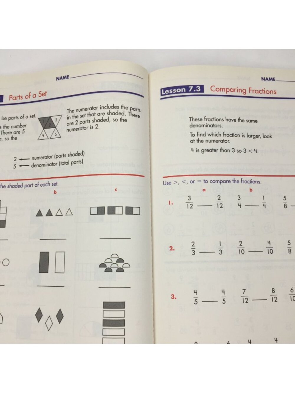 Spectrum Math Workbook Grade 4 Test Prep Multiplication Fractions Geometry - Picture 10 of 12